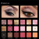 18Pcs Highly Pigmented Glitter Eye Shadow